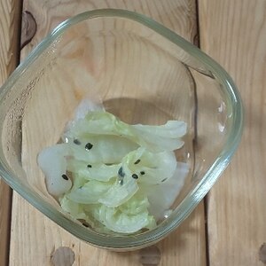 電子レンジで白菜の胡麻和え